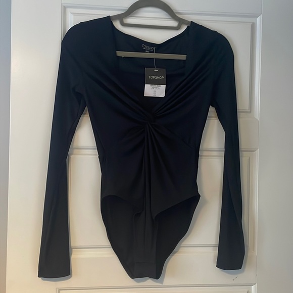 Topshop Tops - Topshop ribbed bodysuit